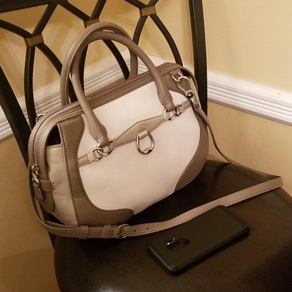Ralph Lauren medium leather satchel